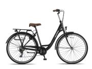 Altec Metro 28 inch Damesfiets 55cm Mat Zwart